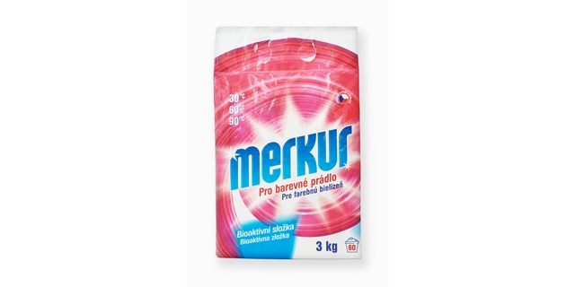 Merkur prací prášek na barevné prádlo 3 kg - 60 PD                                                                                                                                                                                                        